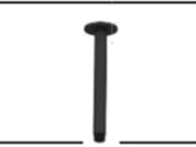 COMPLEMENTALY 254MM SHOWER ARM MATT BLACK